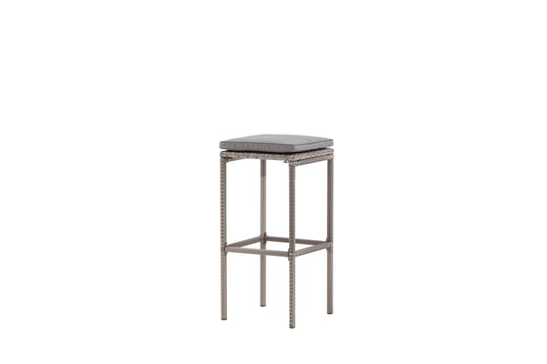 Baarijakkara, Alo Barchair Teräs, 38x76x38 cm, Harmaa