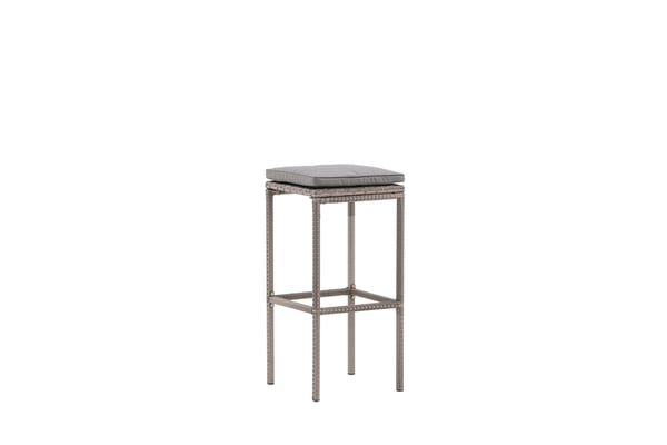Baarijakkara, Alo Barchair Teräs, 38x76x38 cm, Harmaa