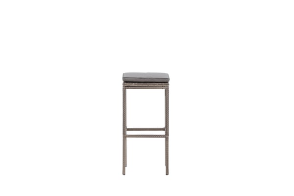 Baarijakkara, Alo Barchair Teräs, 38x76x38 cm, Harmaa