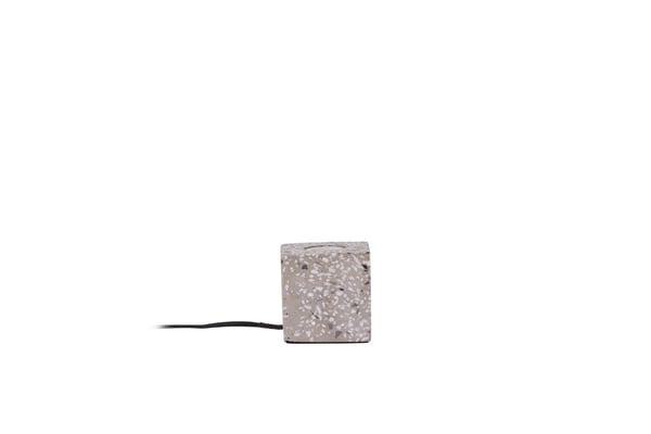 Pöytävalaisin, Rilche, 9x9x9 cm, Valkoinen
