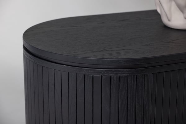 Säilytyskaappi, Fjällbacka, 160x45 cm, Musta