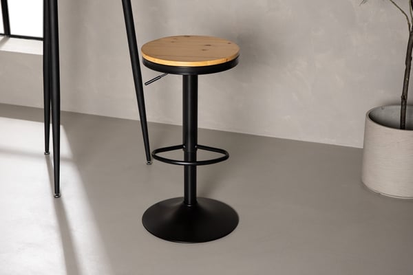 Baari tuoli, Conway, 37x80x36,5 cm, Musta