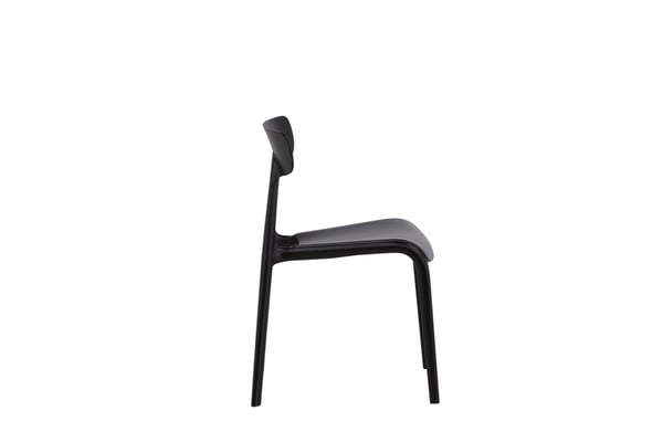 Ruokatuoli, Ursholmen 2-pack, 54x49x79.5 cm, Musta