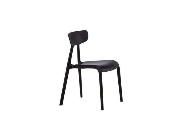 Ruokatuoli, Ursholmen 2-pack, 54x49x79.5 cm, Musta