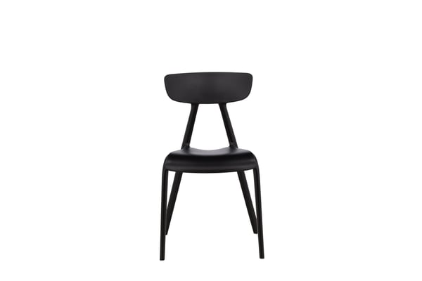 Ruokatuoli, Ursholmen 2-pack, 54x49x79.5 cm, Musta
