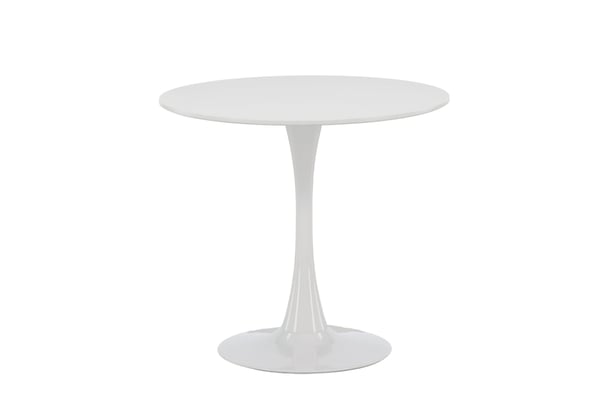 Ruokapöytä, Hamden, ø80 cm, Valkoinen