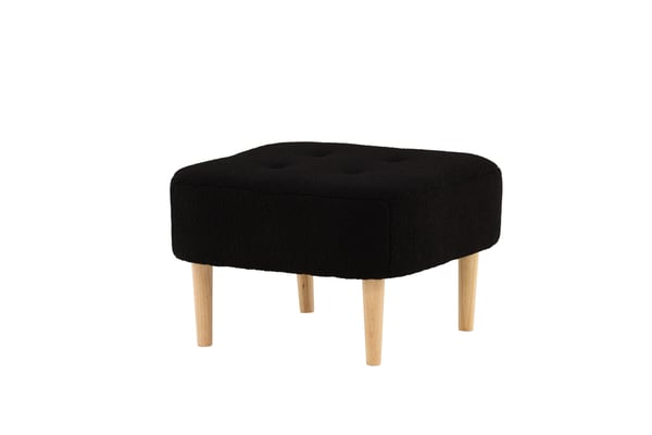 Rahi/Pouf, Salina, 59x59x40 cm, Musta