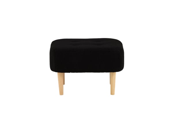 Rahi/Pouf, Salina, 59x59x40 cm, Musta