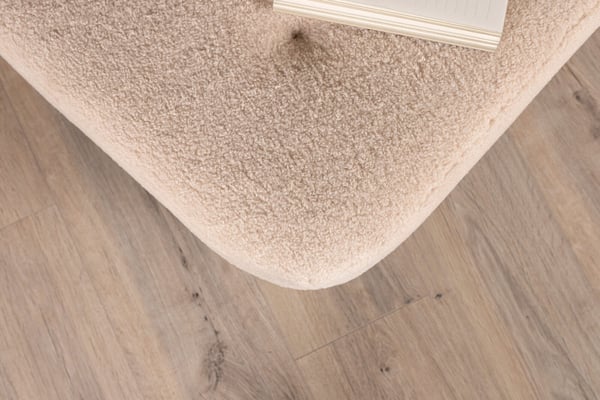 Rahi/Pouf, Salina, 59x59x40 cm, Valkoinen