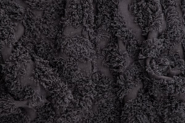Matto, Hilma Puuvilla, 200x70 cm, Tummanharmaa