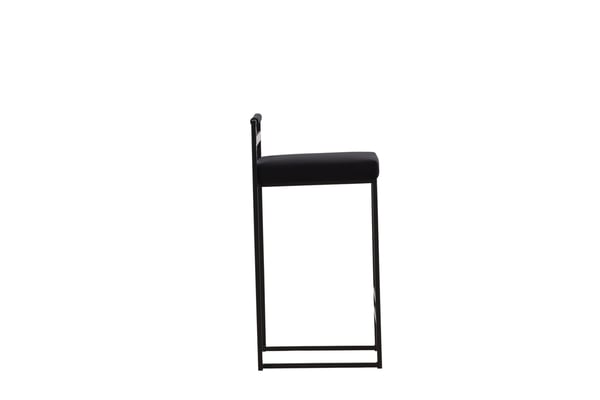Baari tuoli, Opelika 2 kpl, 41x45x80 cm, Musta