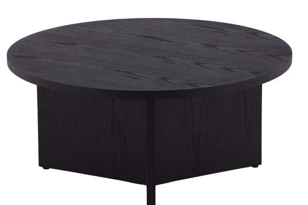 Sohvapöytä, Saltö Small, ø65 cm, Musta