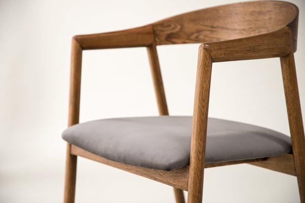 Ruokatuoli, Långön 2-pack, 56x53x76,5 cm, Ruskea