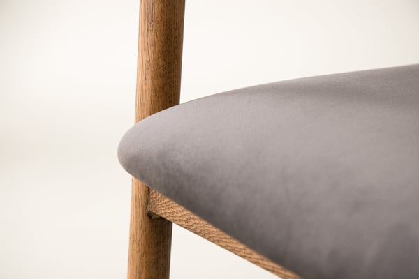 Ruokatuoli, Långön 2-pack, 56x53x76,5 cm, Ruskea