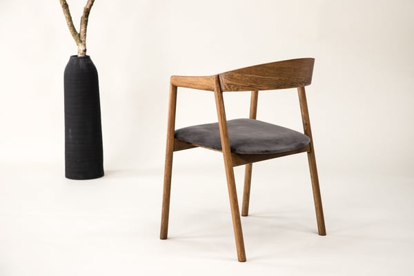 Ruokatuoli, Långön 2-pack, 56x53x76,5 cm, Ruskea