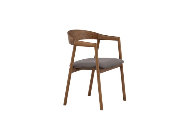 Ruokatuoli, Långön 2-pack, 56x53x76,5 cm, Ruskea