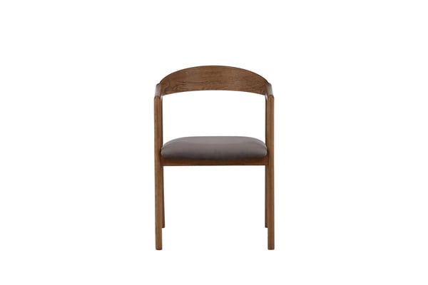 Ruokatuoli, Långön 2-pack, 56x53x76,5 cm, Ruskea