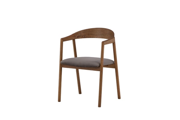 Ruokatuoli, Långön 2-pack, 56x53x76,5 cm, Ruskea