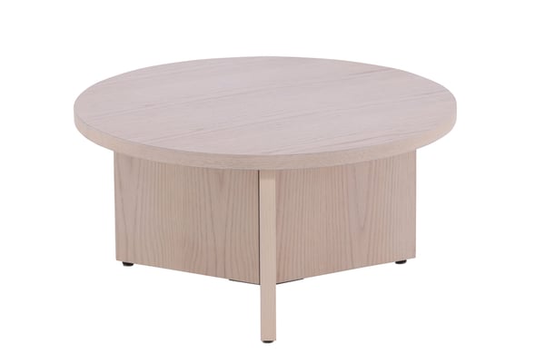Pöytä, Saltö suuri sohva, ø85 cm, valkolakattu