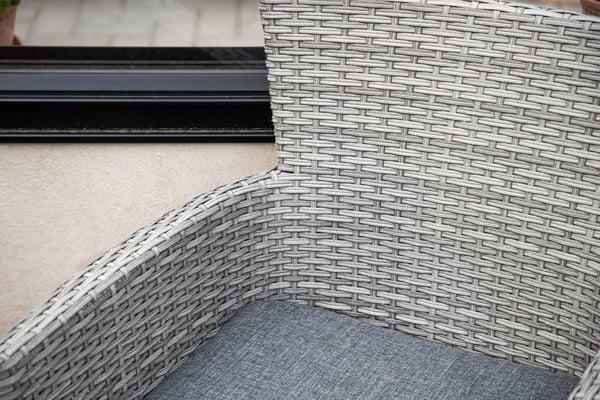 Ruokatuoli, Malina 2-pack, 86x58x60 cm, Harmaa