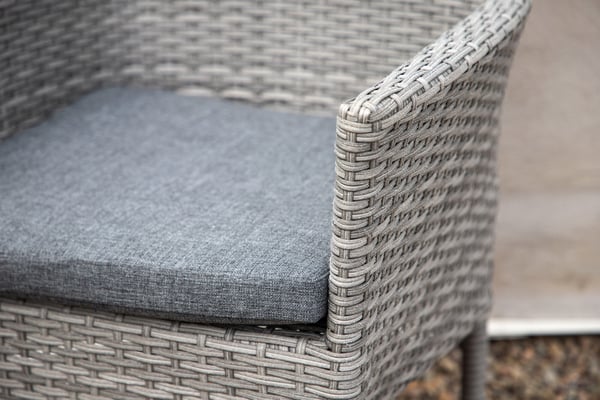 Ruokatuoli, Malina 2-pack, 86x58x60 cm, Harmaa