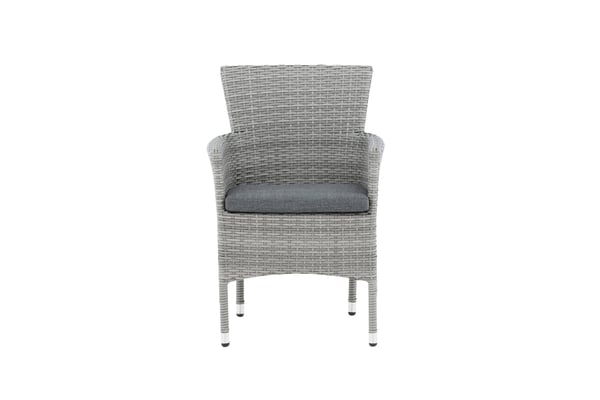 Ruokatuoli, Malina 2-pack, 86x58x60 cm, Harmaa