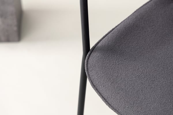 Ruokatuoli, Klädesholmen 2-pack, 60x56x80 cm, Tummanharmaa