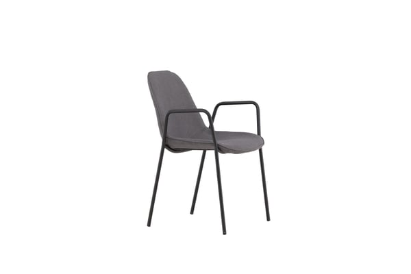 Ruokatuoli, Klädesholmen 2-pack, 60x56x80 cm, Tummanharmaa