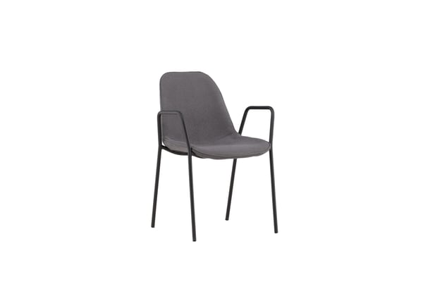 Ruokatuoli, Klädesholmen 2-pack, 60x56x80 cm, Tummanharmaa