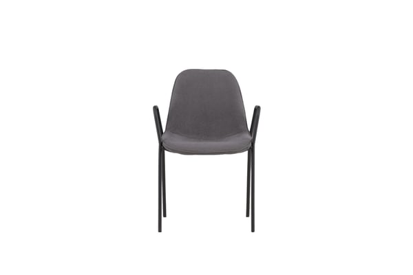 Ruokatuoli, Klädesholmen 2-pack, 60x56x80 cm, Tummanharmaa