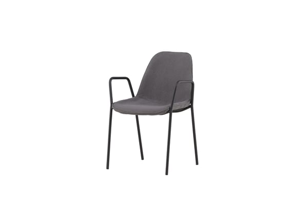 Ruokatuoli, Klädesholmen 2-pack, 60x56x80 cm, Tummanharmaa