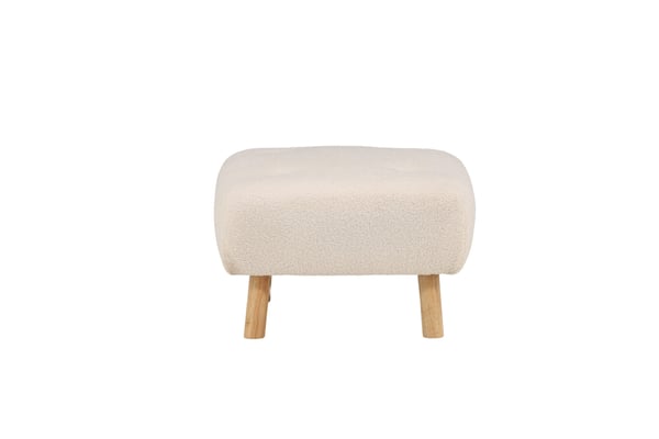 Rahi/Pouf, Salina, 60x60x28 cm, Valkoinen