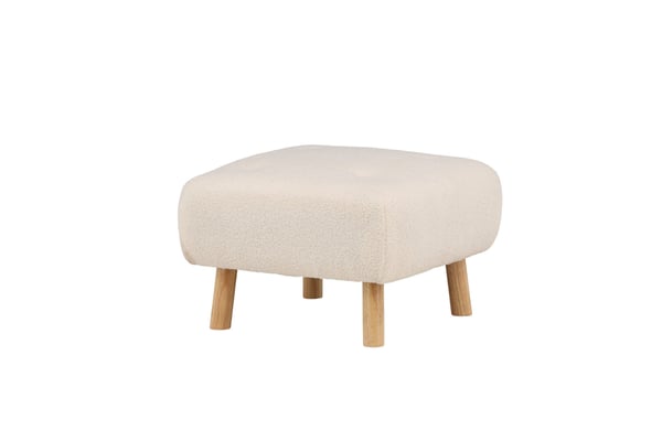Rahi/Pouf, Salina, 60x60x28 cm, Valkoinen
