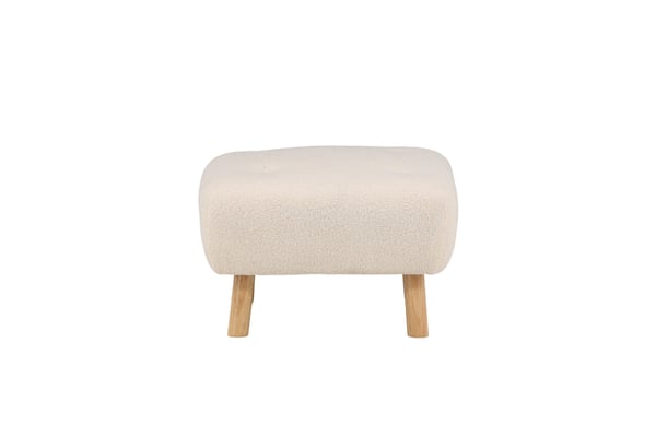 Rahi/Pouf, Salina, 60x60x28 cm, Valkoinen