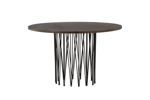 Ruokapöytä, Kivi, ø120 cm, Mocca