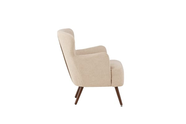 Nojatuoli, Lincoln yhden istuttava sohva, 77x85x76 cm, beige