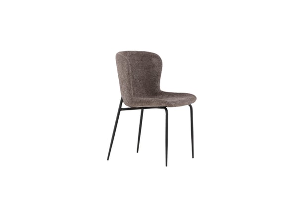 Ruokatuoli, Modesto 2-pack, 54x48x79,5 cm, Tummanharmaa