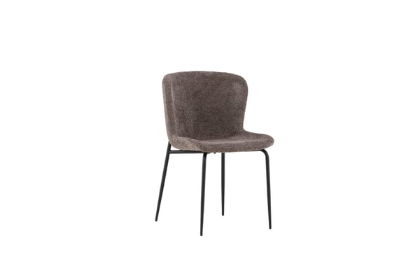 Ruokatuoli, Modesto 2-pack, 54x48x79,5 cm, Tummanharmaa