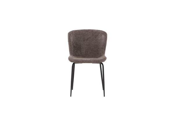 Ruokatuoli, Modesto 2-pack, 54x48x79,5 cm, Tummanharmaa
