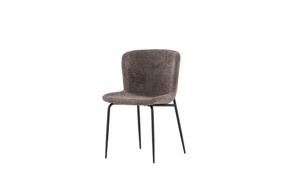 Ruokatuoli, Modesto 2-pack, 54x48x79,5 cm, Tummanharmaa