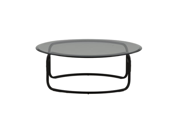 Sohvapöytä, Lomma, ø110 cm, Musta