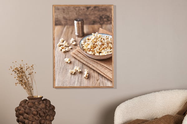 Juliste, Popcorn, 70x100 cm, Beige