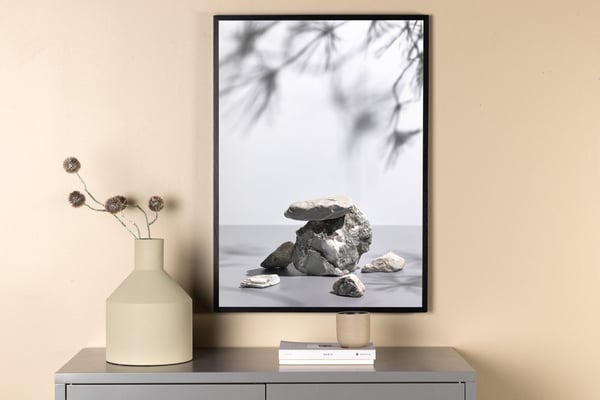 Juliste, Hiekkakivet, 50x70 cm, Valkoinen