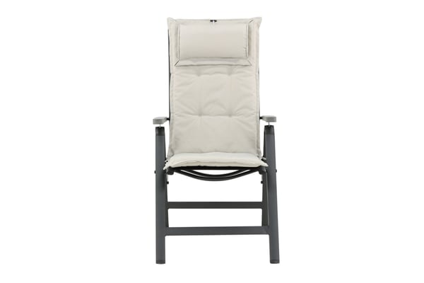 Tyyny tyynyllä, 5-asentoinen pehmuste, 46x116 cm, Offwhite