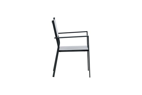 Pinottava tuoli, Copacabana 2-pack, 61x56,5x88 cm, Harmaa