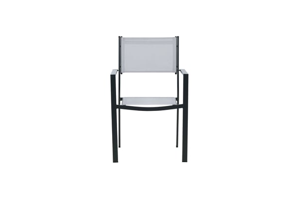 Pinottava tuoli, Copacabana 2-pack, 61x56,5x88 cm, Harmaa