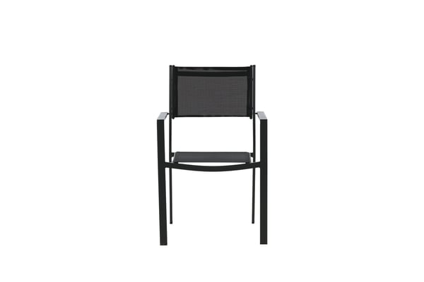 Pinottava tuoli, Copacabana 2-pack, 61x56.5x88 cm, Musta