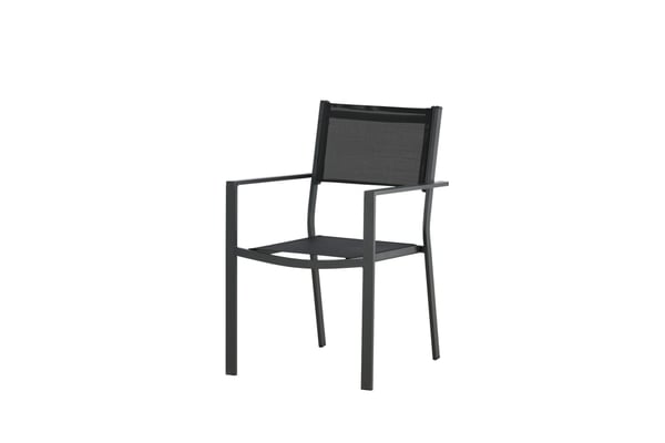 Pinottava tuoli, Copacabana 2-pack, 61x56.5x88 cm, Musta