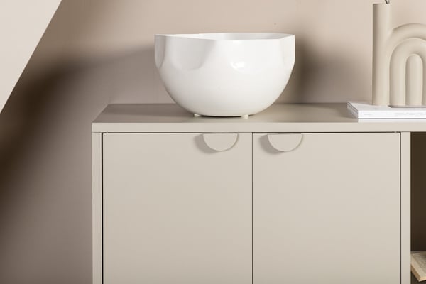 Kaappi, Lautasten Säilytys, 110x100 cm, Beige
