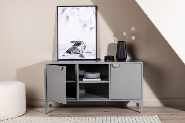 TV-taso, Piring, 120x63 cm, Harmaa